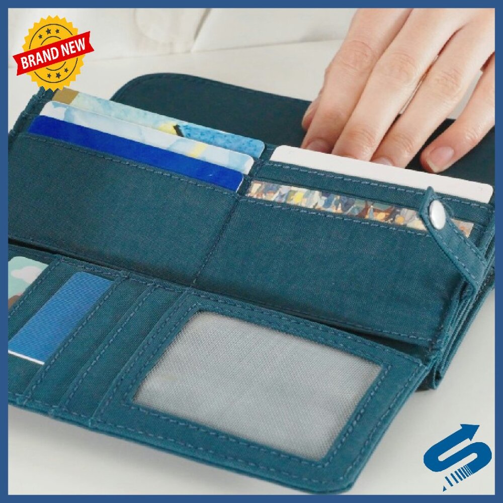 RFID Snap Wallet with Multiple Compartments for C… - image 8